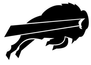 Buffalo Bills Logo Black and White