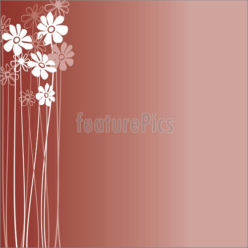 Burgundy Flower Clip Art