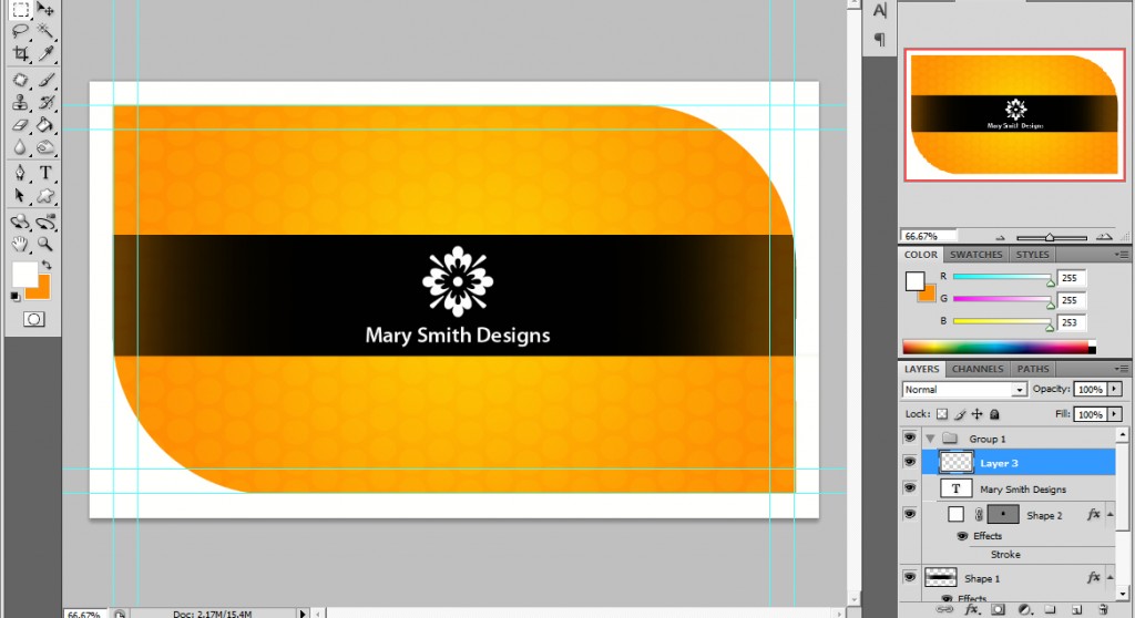 Business Card Photoshop Tutorial