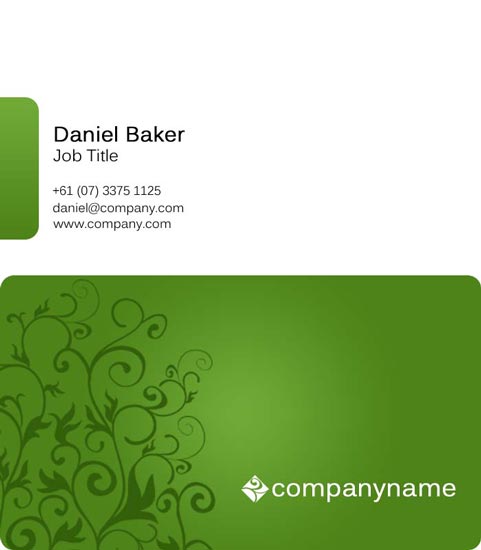 Business Card Template Photoshop