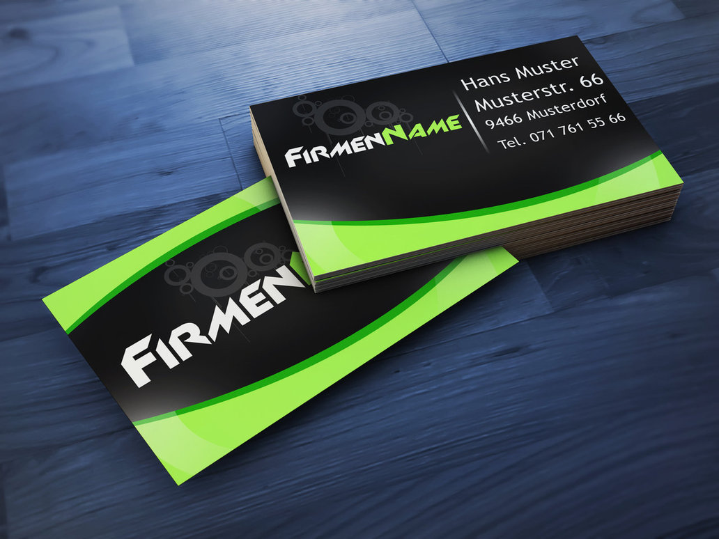 Business Card Template Photoshop