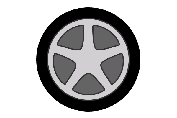 Car Wheel Vector Free