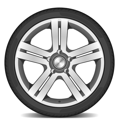 Car Wheel Vector