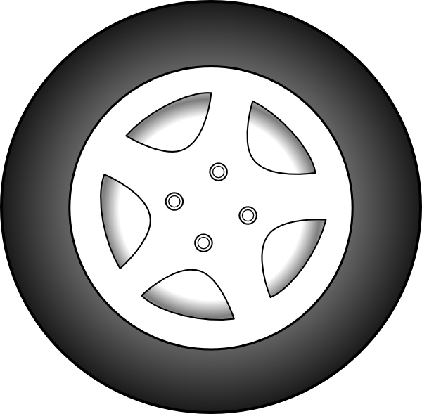 Cartoon Car Wheel Clip Art