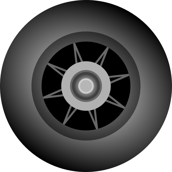 Cartoon Car Wheel Clip Art