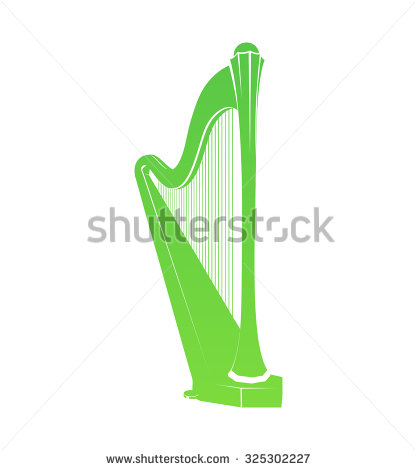 Celtic Harp Instrument