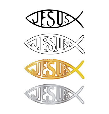 Christian Fish Symbol Vector