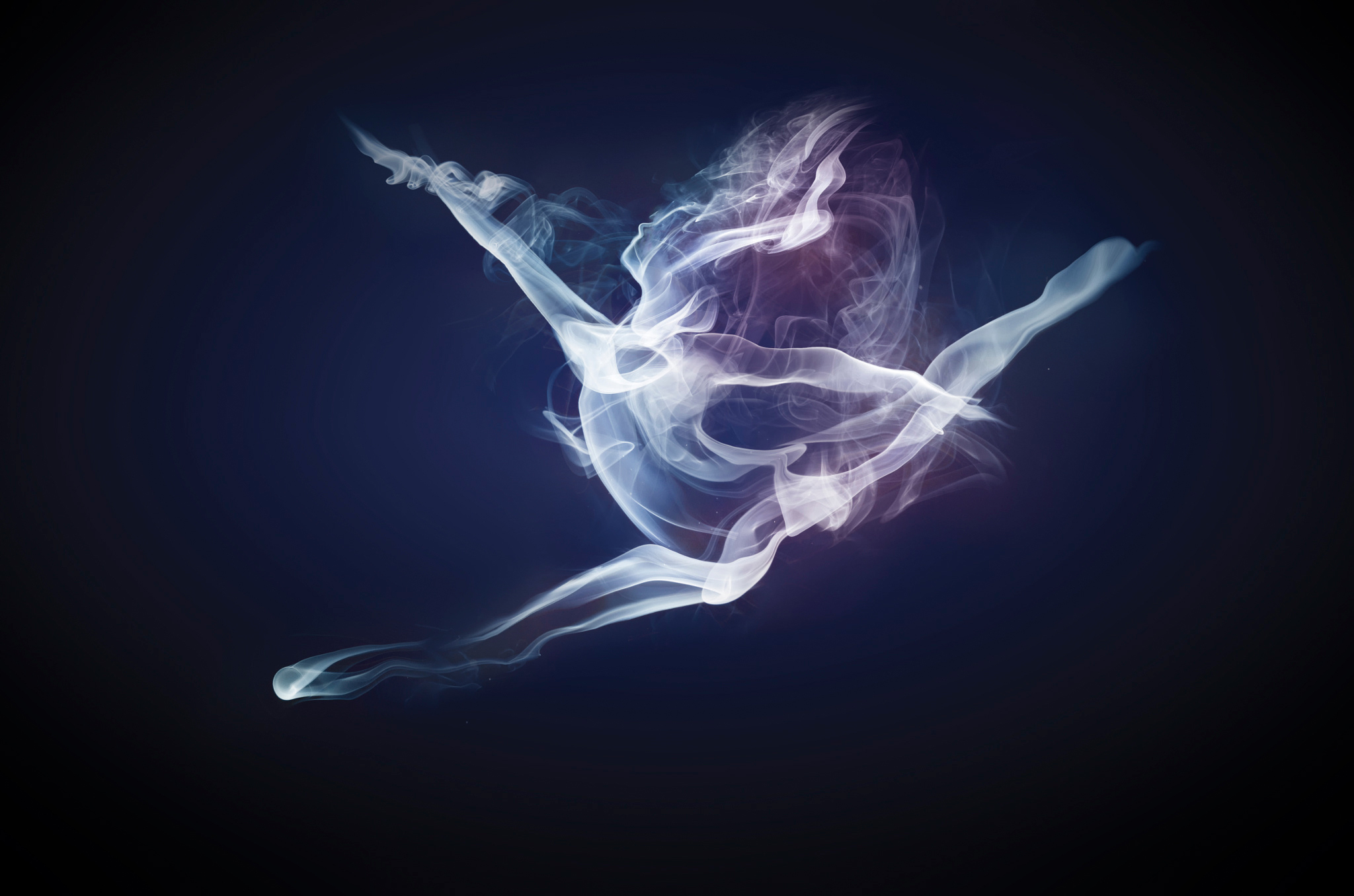 Colorful Abstract Smoke Art