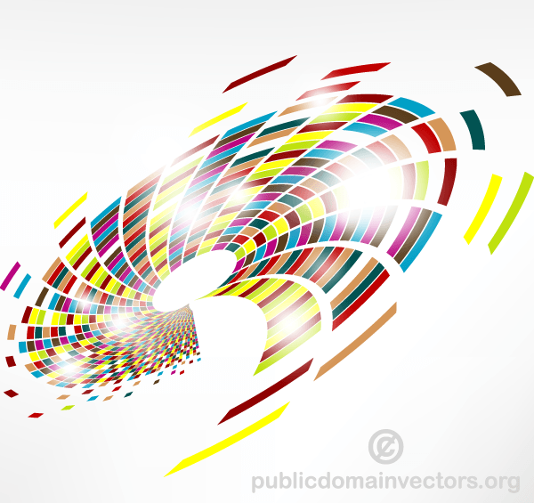 Colorful Vector Graphics Swirls