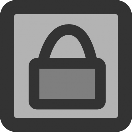 Computer Lock Clip Art