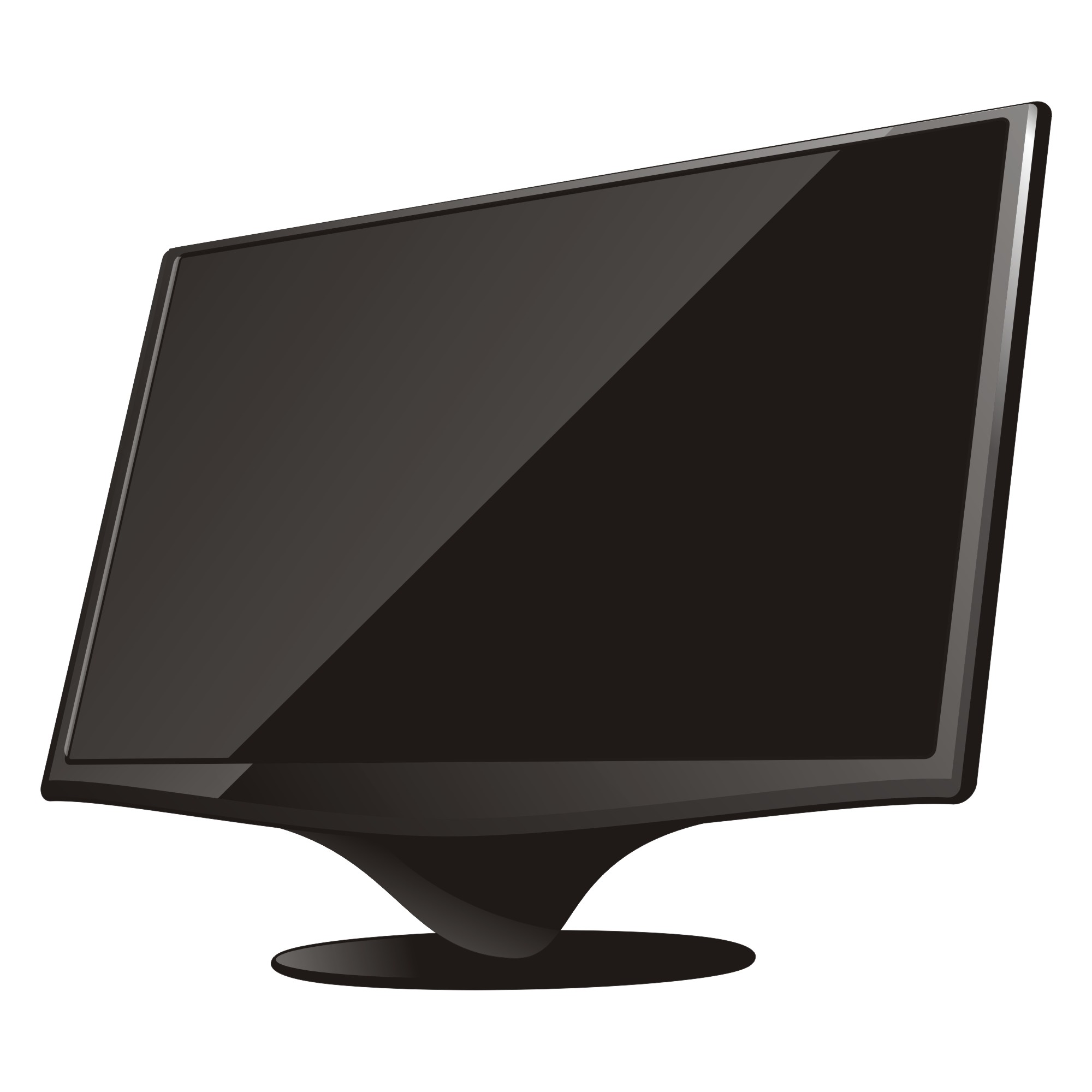 Computer Monitor Vector Free