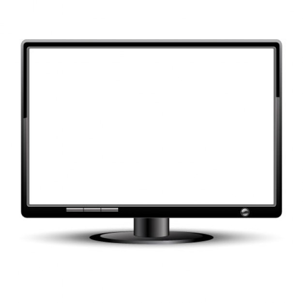 Computer Monitor Vector