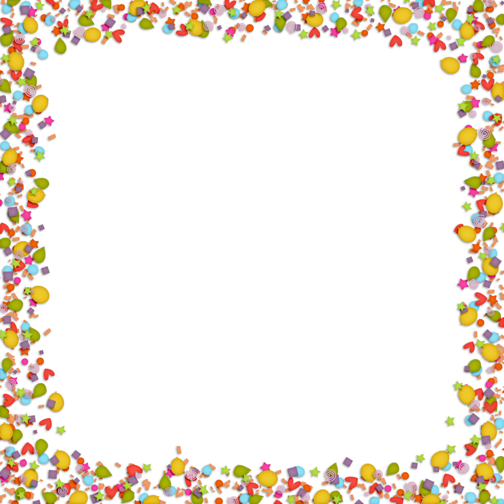 Confetti Border Clip Art Confetti Border Clip Art