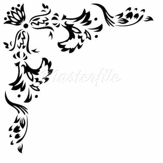 Corner Border Designs Clip Art