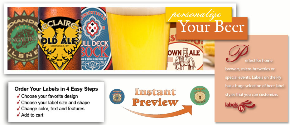 Create Your Own Beer Bottle Label