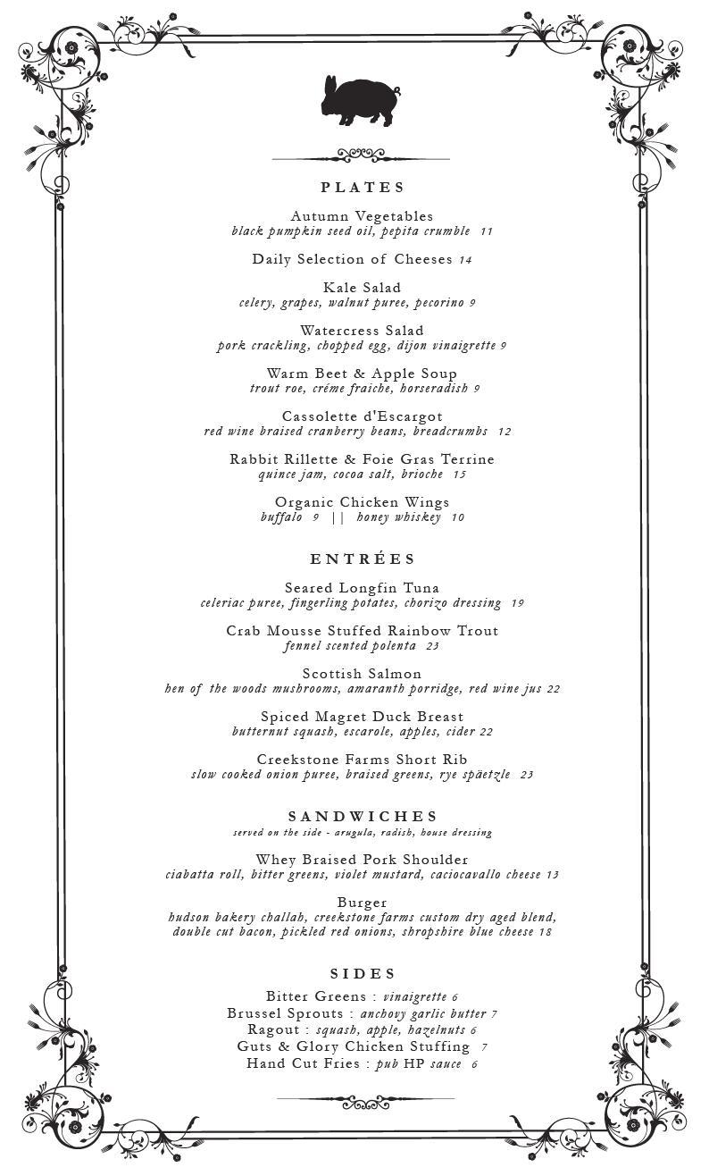 Dinner Menu Templates