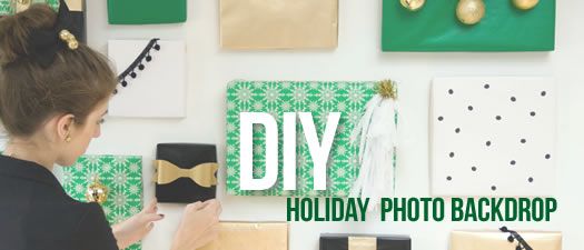 DIY Christmas Backdrop