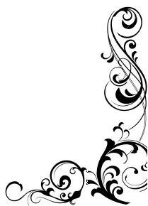 Elegant Swirl Designs Corners