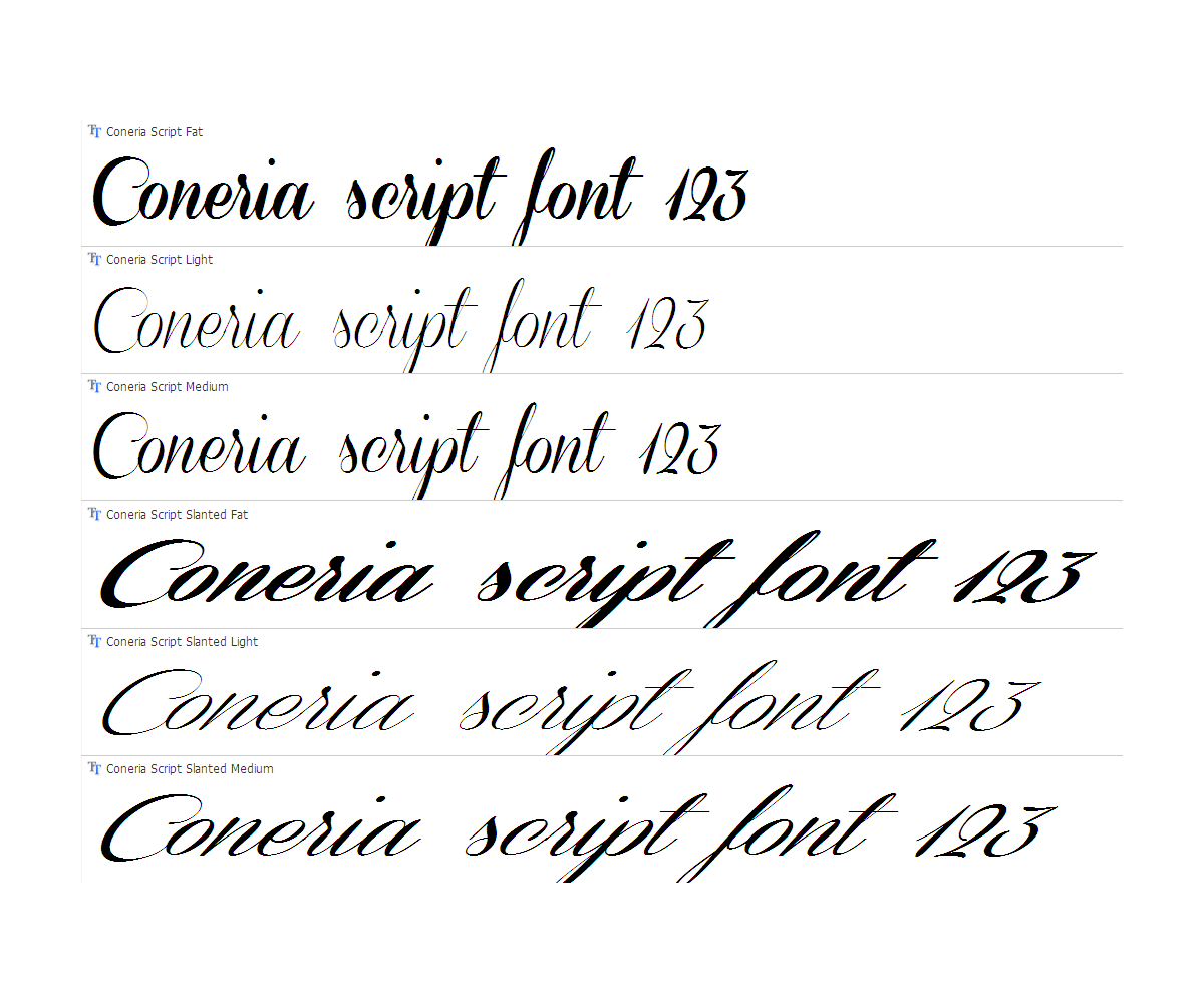 Family Cursive Writing Fonts