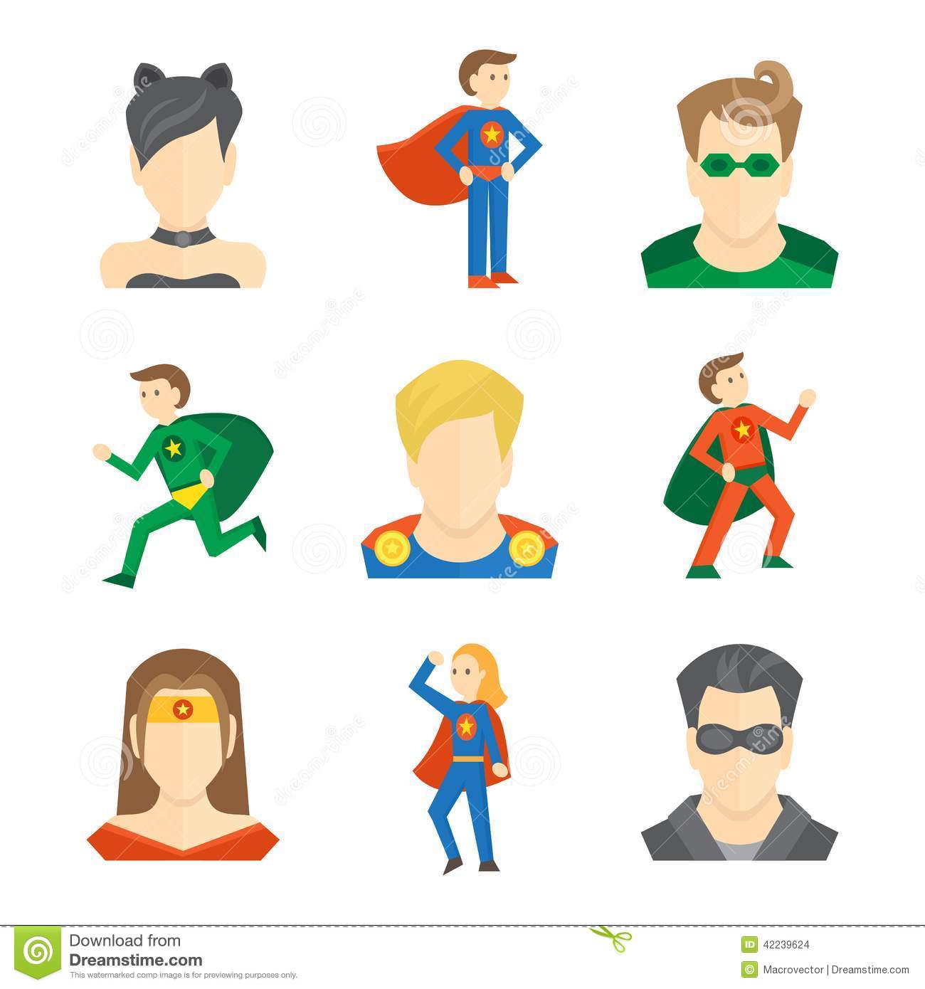 Female Superheroes Icons Female Superheroes Icons