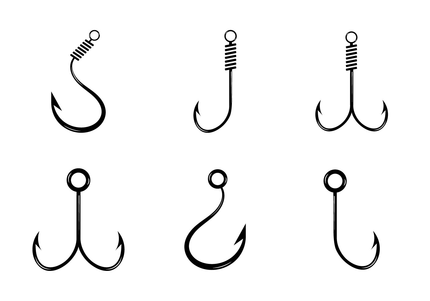 Fish Hook Vector