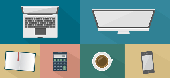 Flat Business Background PSD Flat Business Background PSD