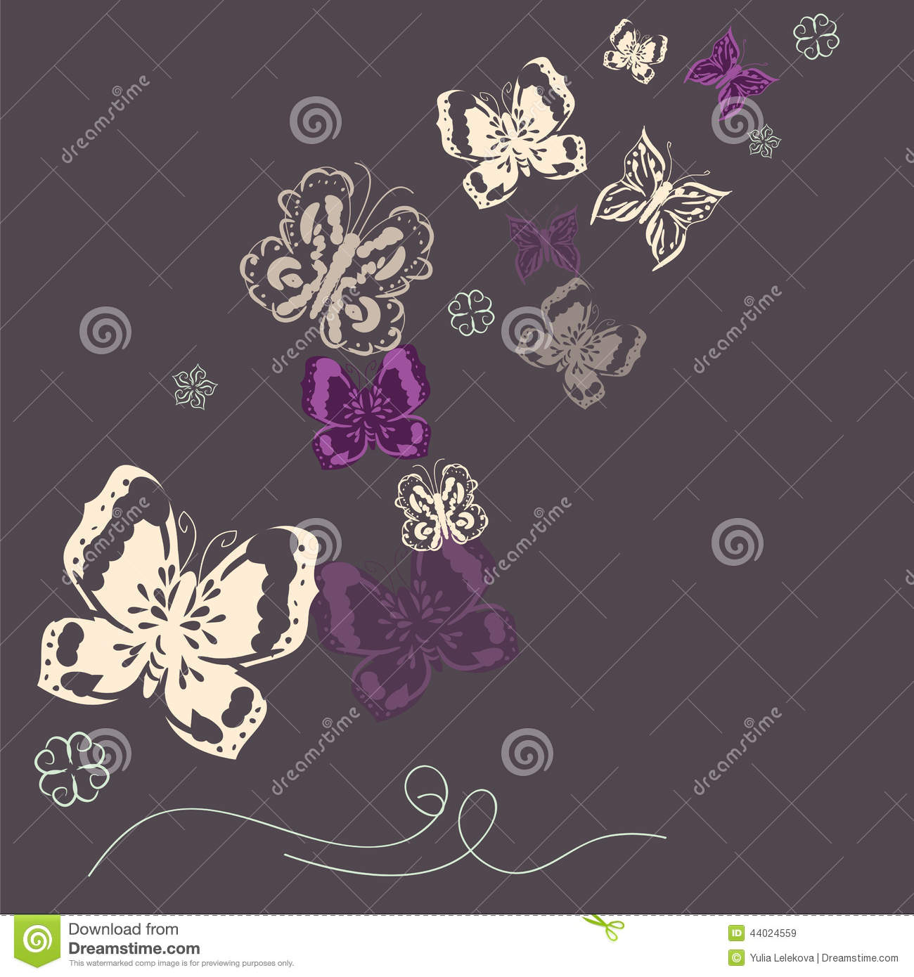 Floral Ornament Vector Illustration