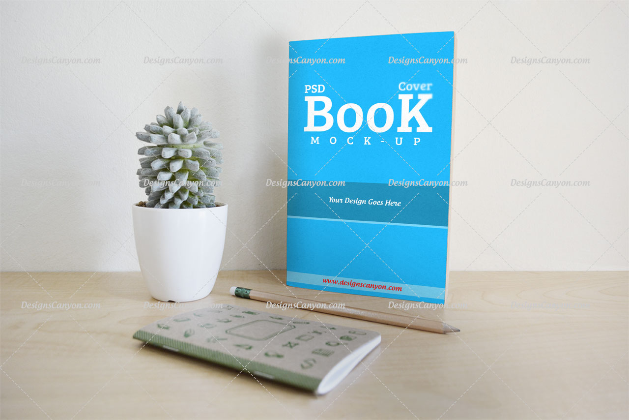 Free Book Cover Mock Up Psd