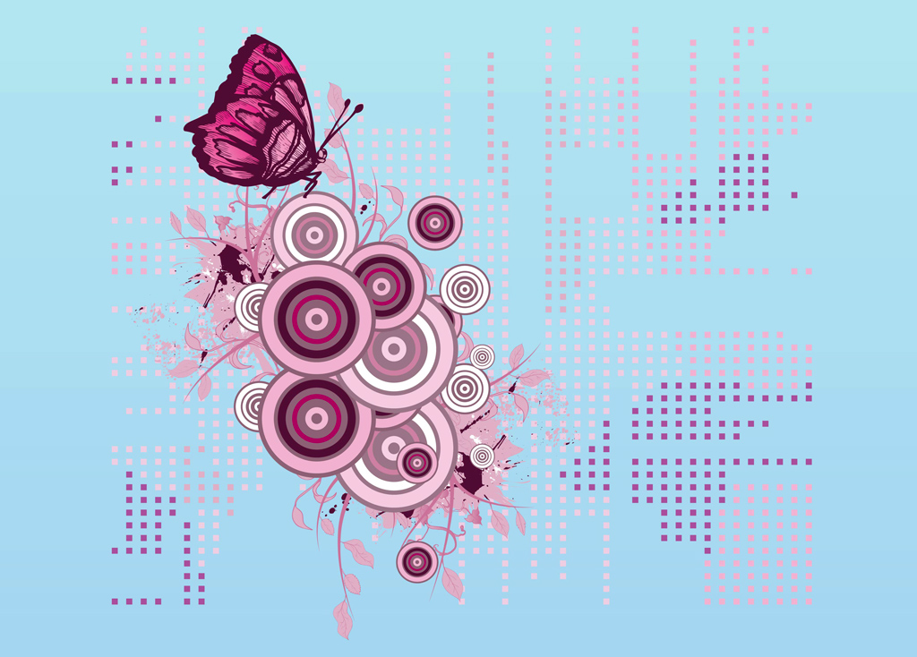 Free Butterfly Vector Clip Art