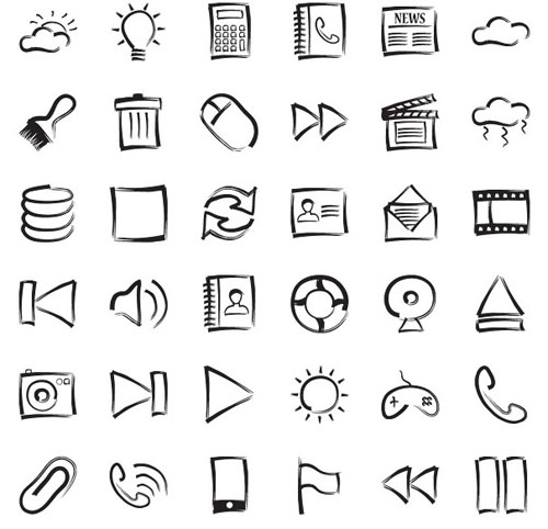 Free Hand Drawn Icons