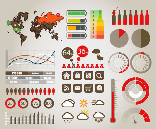 Free Infographic Vector Elements Free Infographic Vector Elements