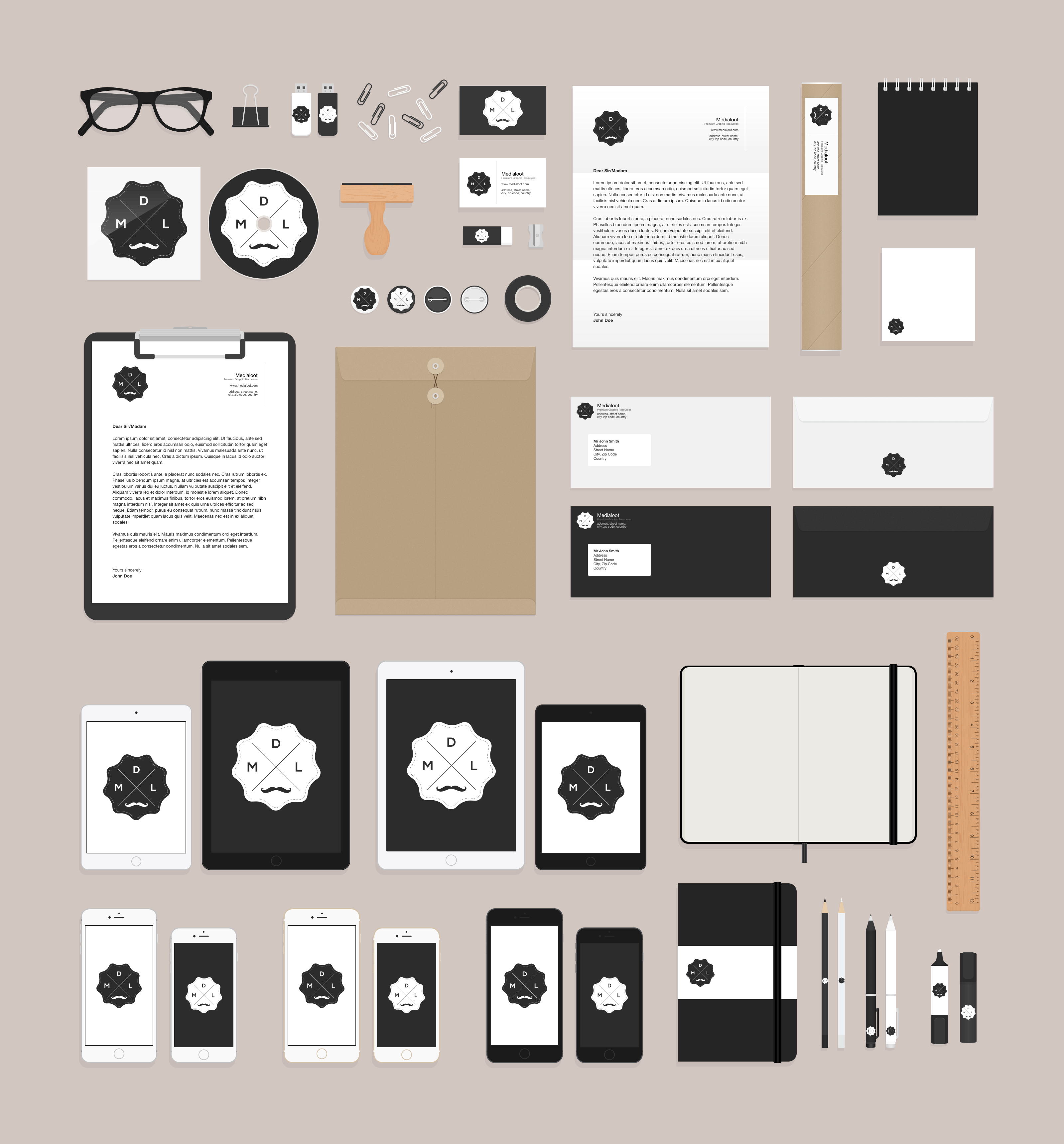 Free Mockup Creator Desk Scene Free Mockup Creator Desk Scene