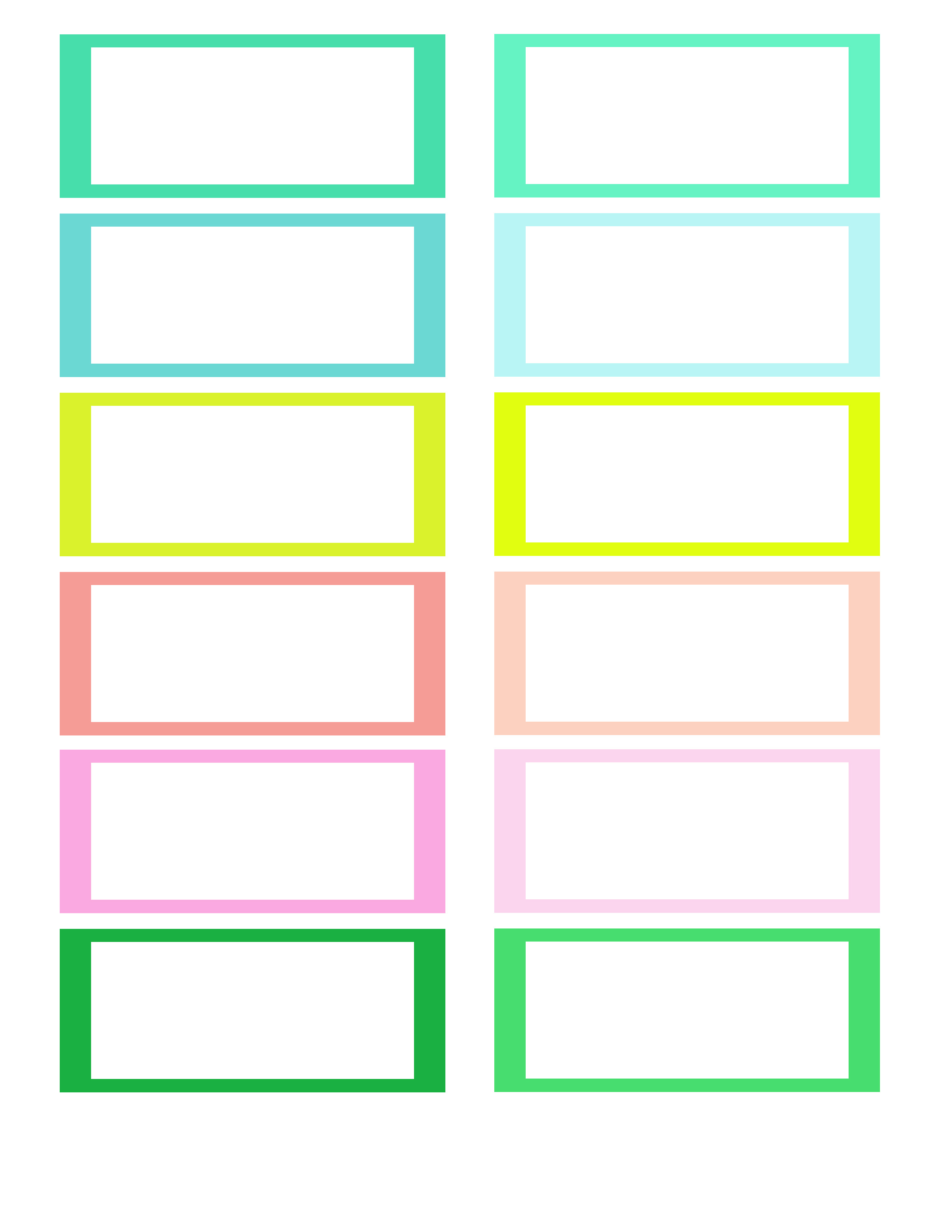 Free Labels Templates Printable