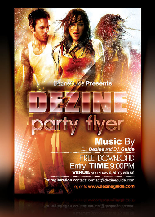 Free Psd Party Flyer Template