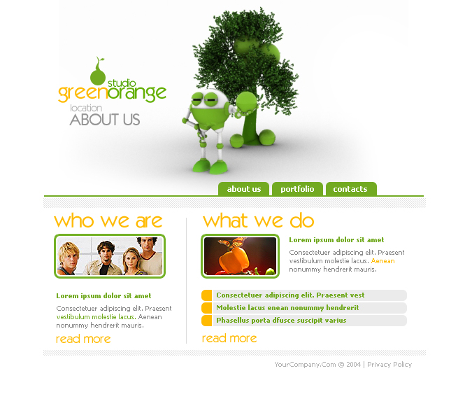 Free PSD Web Templates