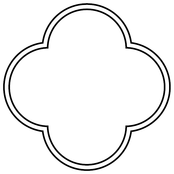 12 Quatrefoil Vector Object Images