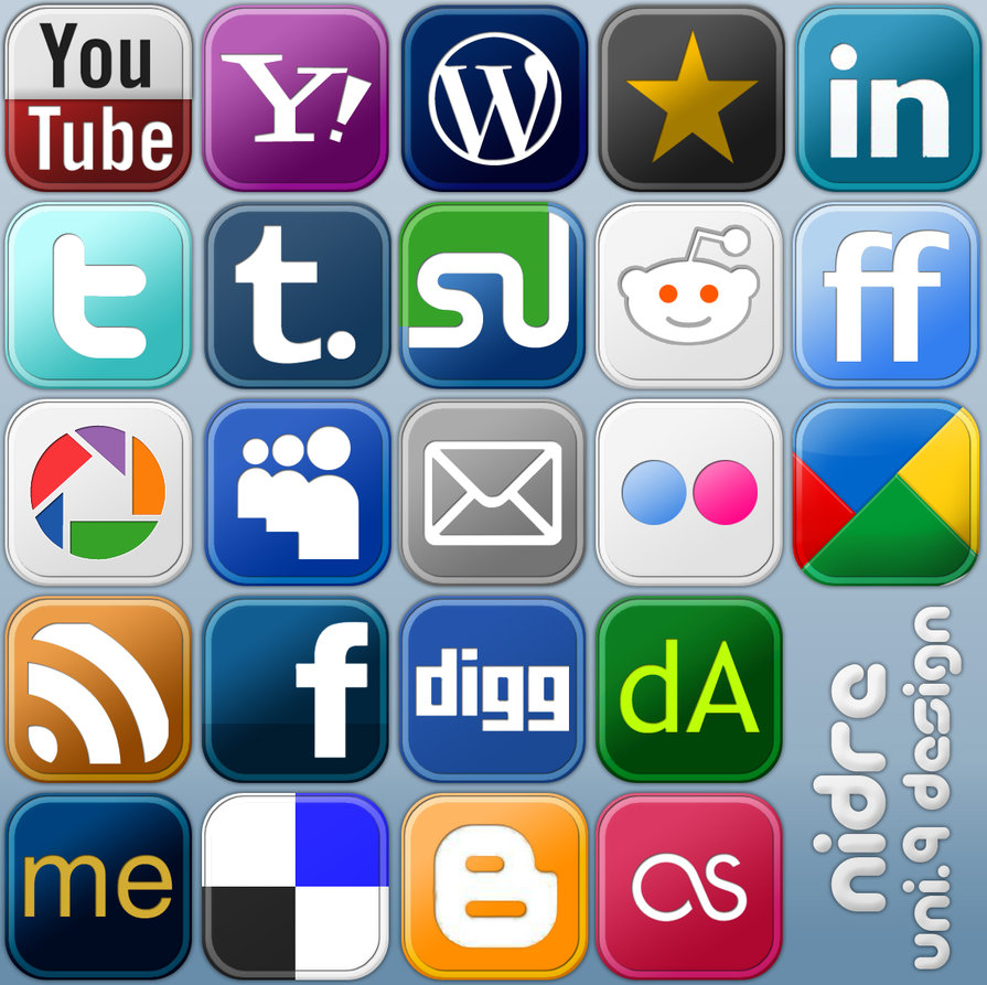 Free Social Media Icon Buttons