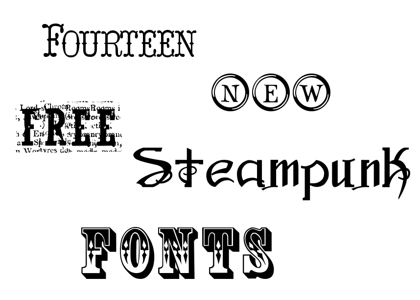 Free Steampunk Fonts