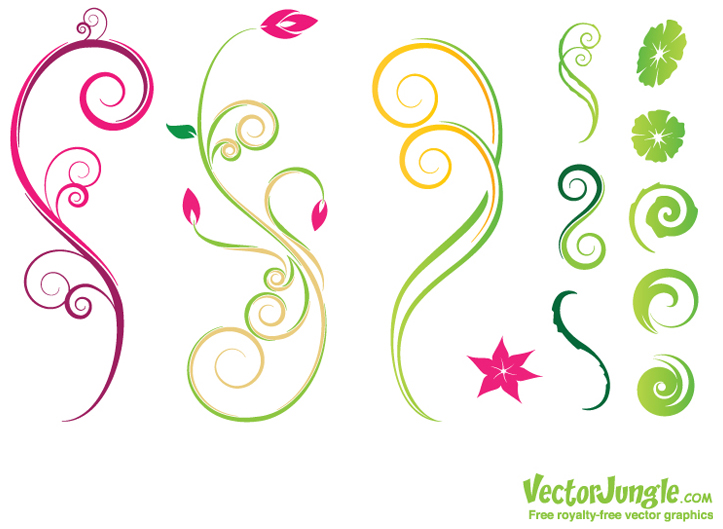 17 Flower Vector Art Graphics Images