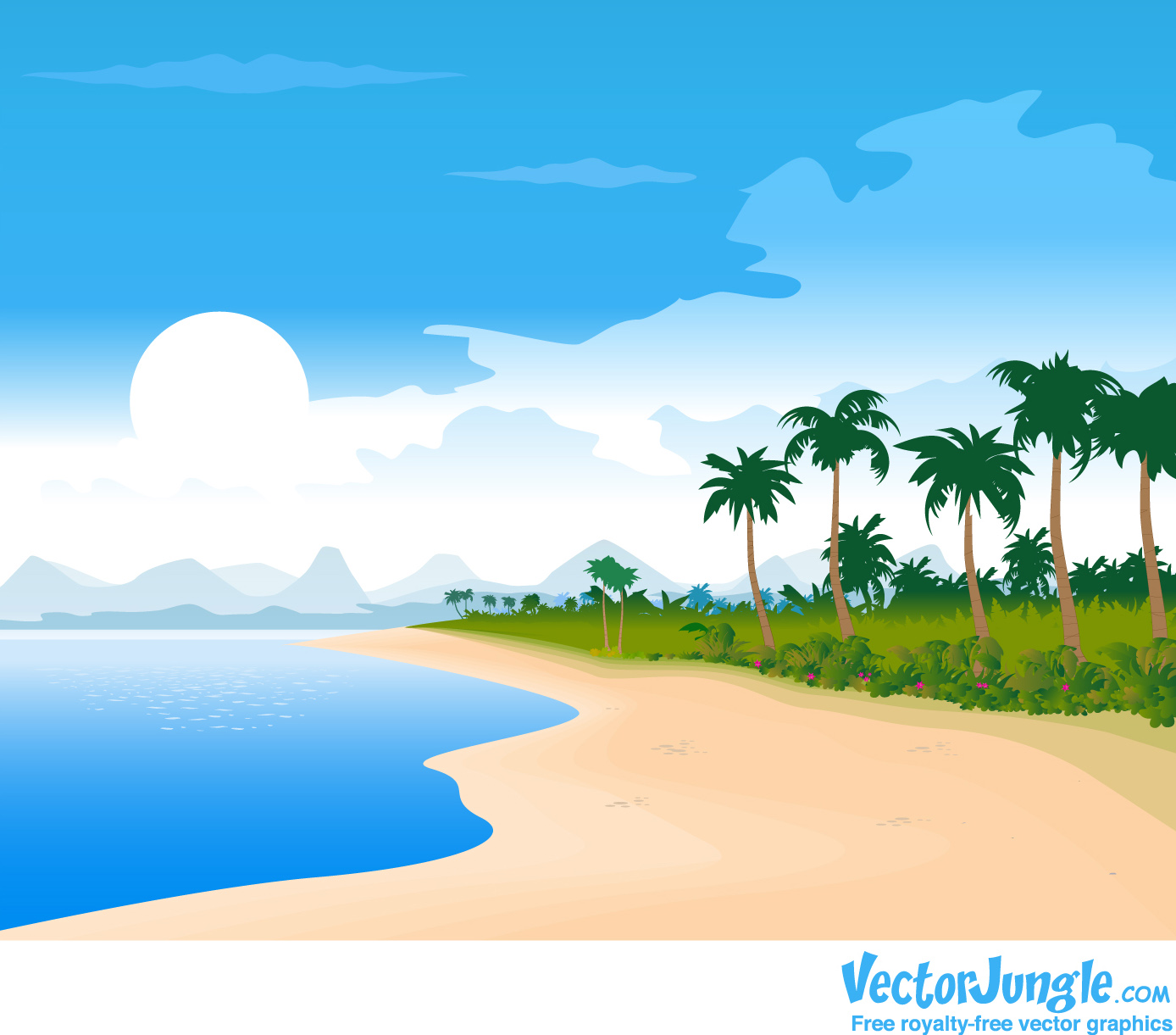 Free Vector Beach Graphics