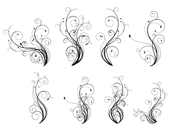 Free Vector Flourishes