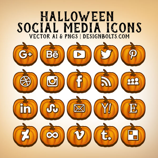 Free Vector Icons Social Media 2015