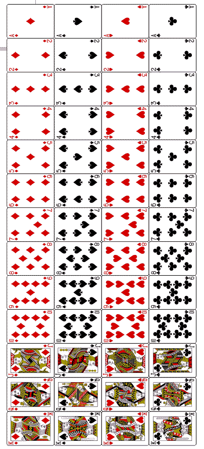 Free Vector Playing Cards Deck