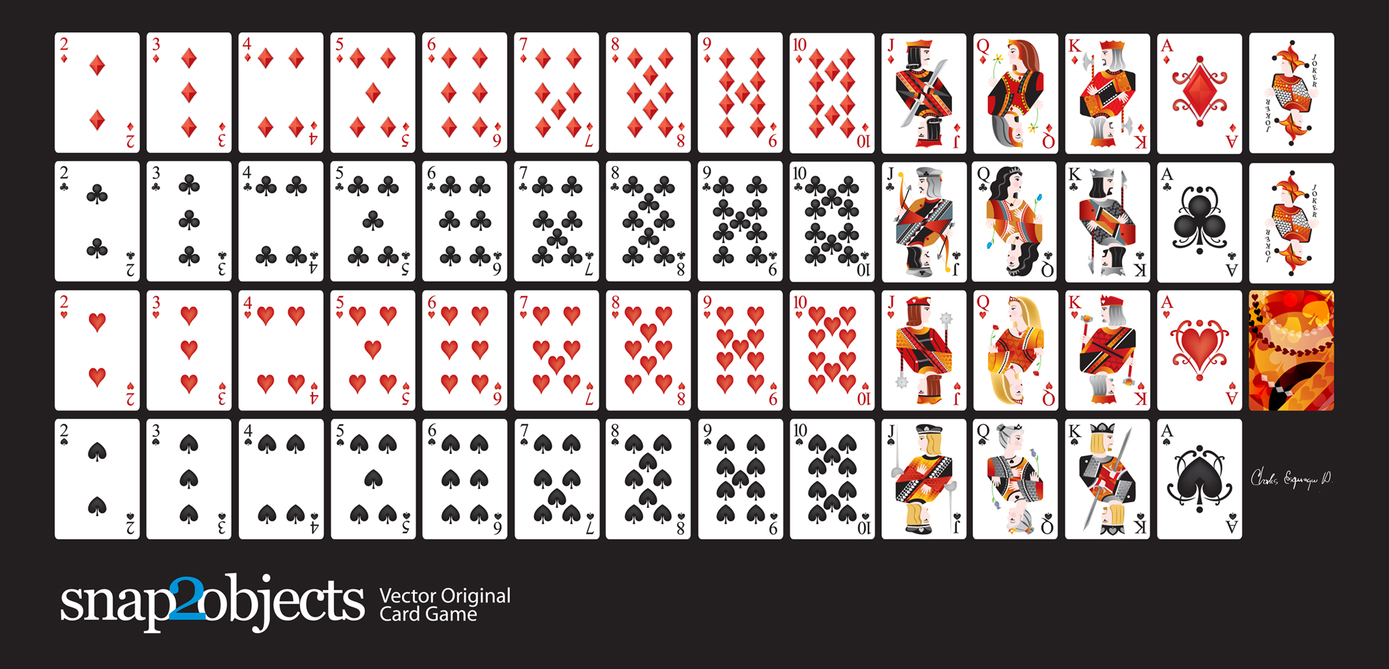 Free Vector Playing Cards Deck