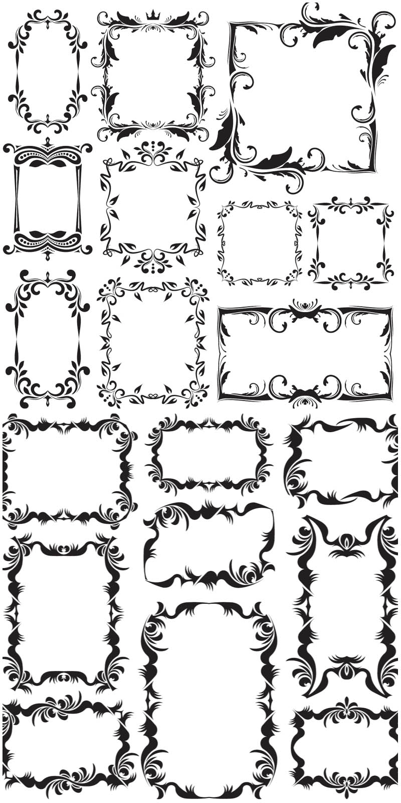 8 Photos of Free Ornate Vintage Frame Vector