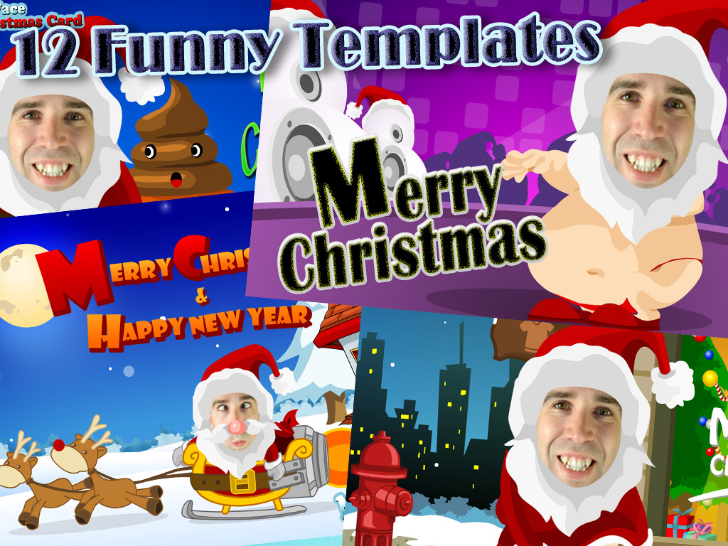 Funny Christmas Card Templates