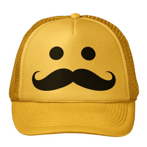Funny Smiley Faces with Mustaches Funny Smiley Faces with Mustaches