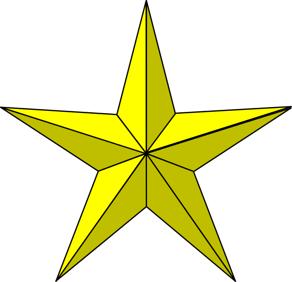 Gold Star Clip Art Free