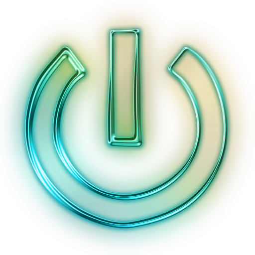 Green Power Button Icon