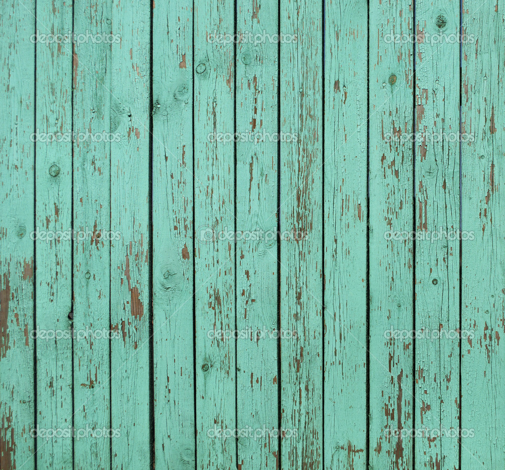 Green Wood Fence